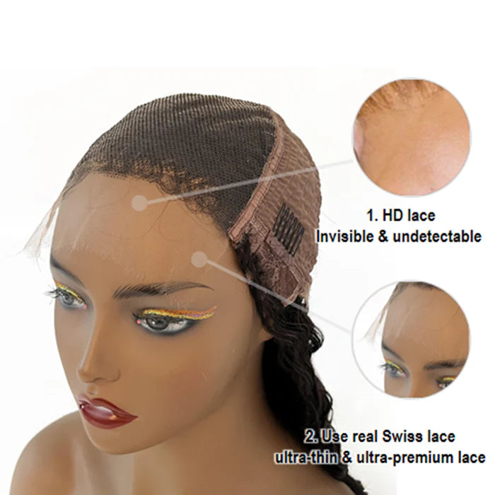 5x5 HD Glueless Lace Closure Wig Straight 150% Density
