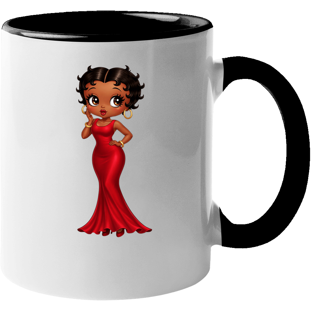 Black Betty Boop Coffee Gift Mug