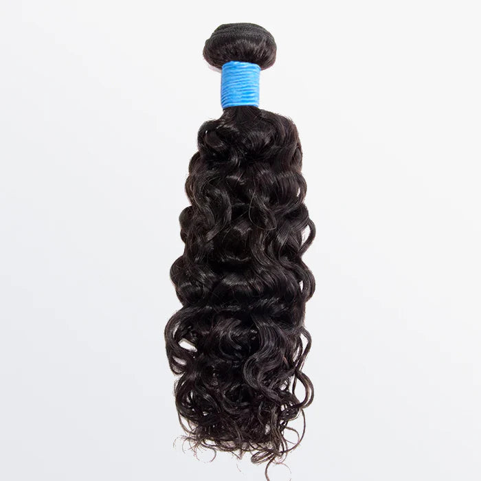 10-30 Inch Italy Curly Virgin Brazilian Hair #1B Natural Black - Human Hair Bundles