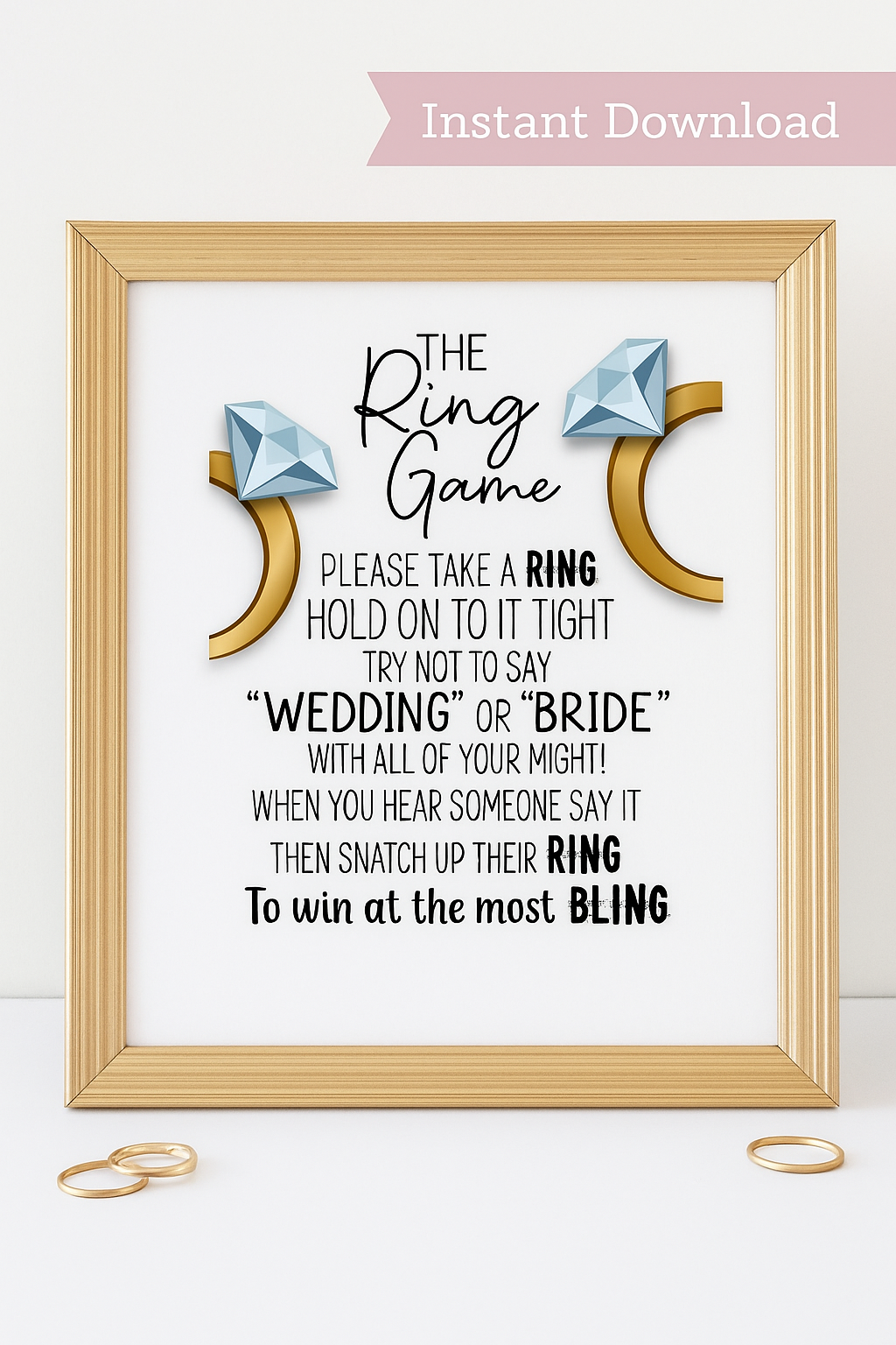Bridal Shower Ring Game - The Ring Game