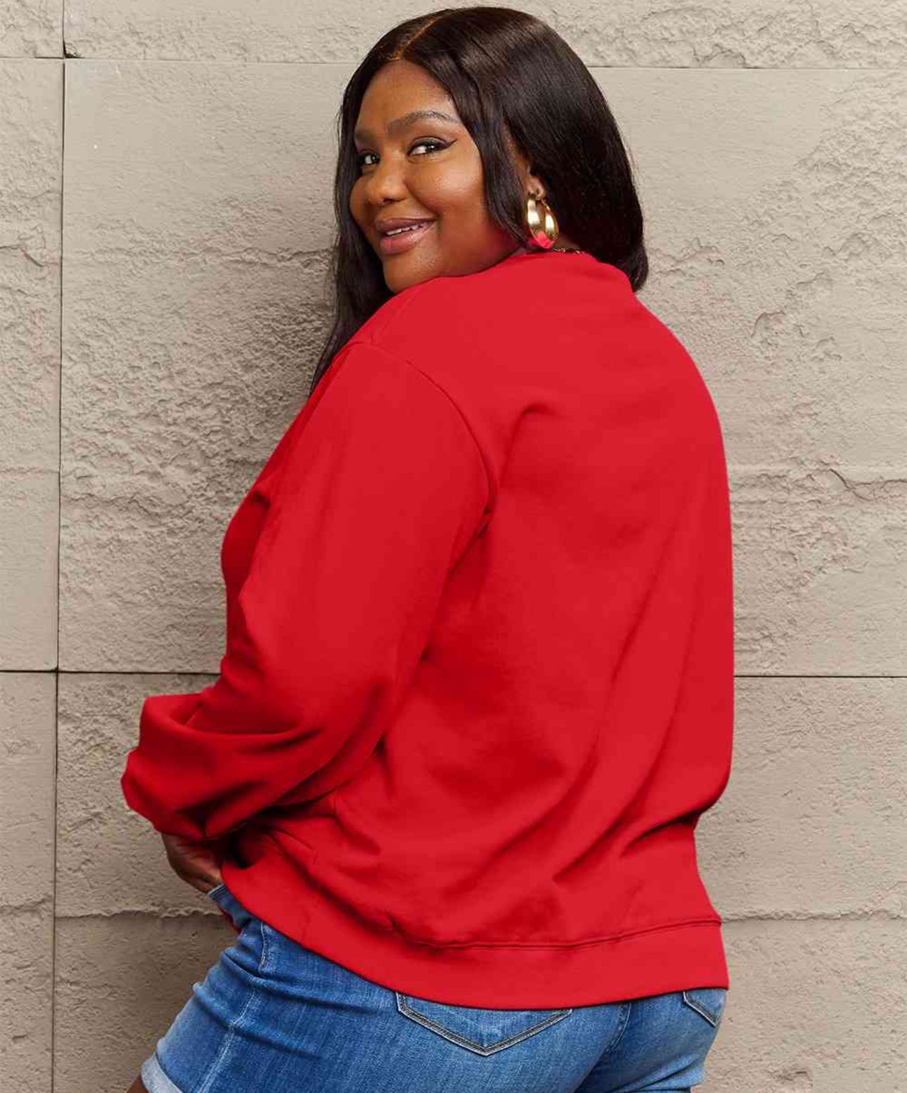 Simply Love Full Size Graphic Sweatshirt