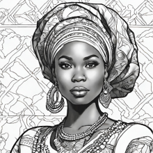 Women of the World: Celebrating Diversity in Fashion: Adult Coloring Book (Adult Coloring Books - Stress Relief and Self Care) Paperback©️