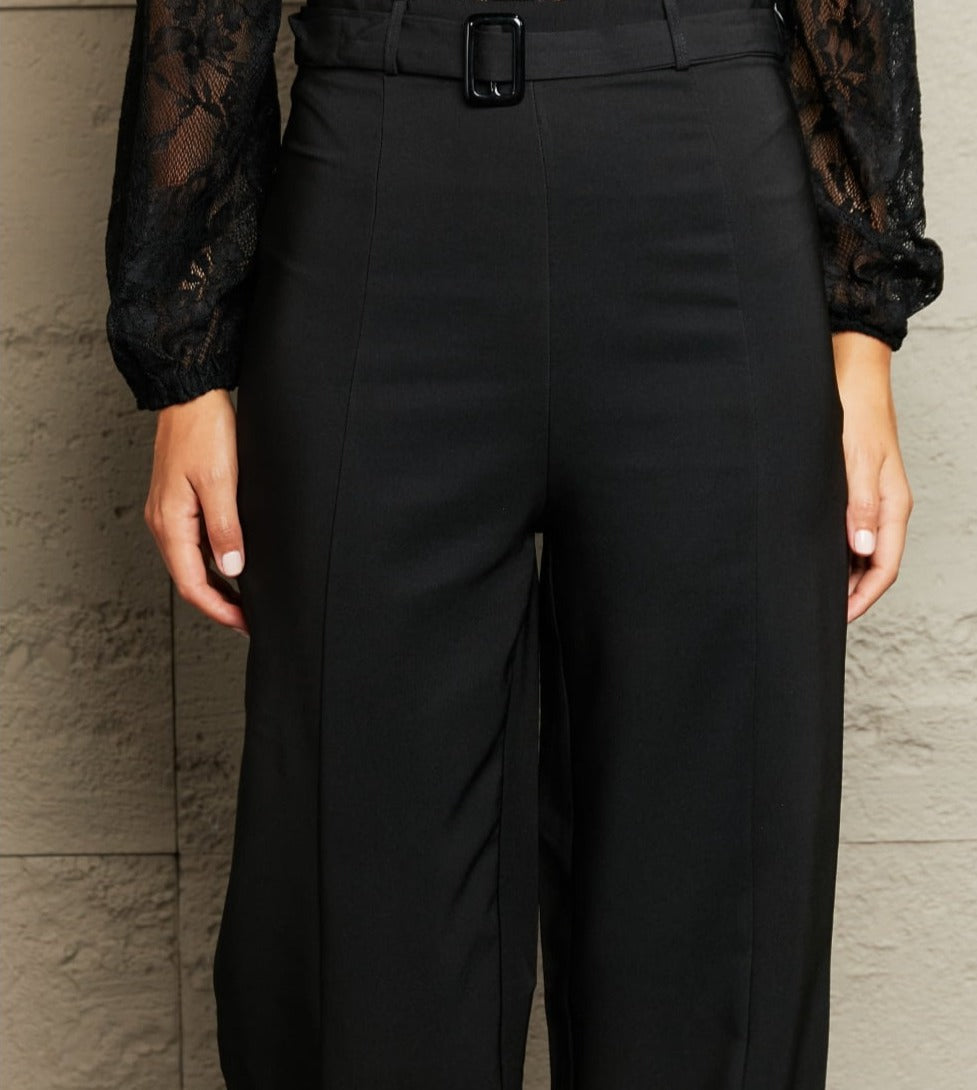 Long Loose Fit Straight Pants