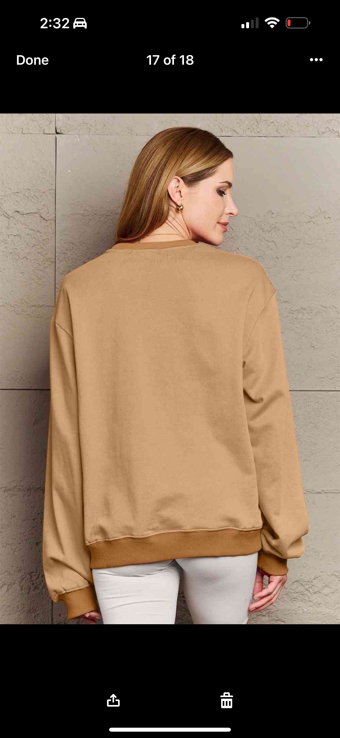 Simply Love Full Size HOMEBODY Graphic Sweatshirt