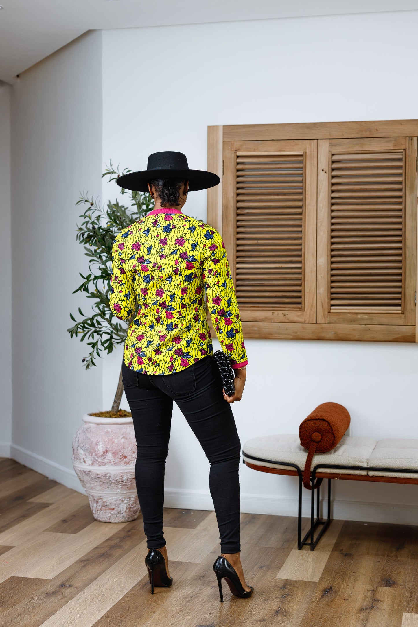 DAMINI AFRICAN PRINT POLO SHIRT