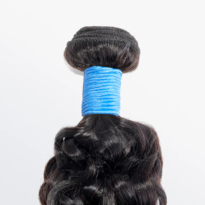 10-30 Inch Italy Curly Virgin Brazilian Hair #1B Natural Black - Human Hair Bundles