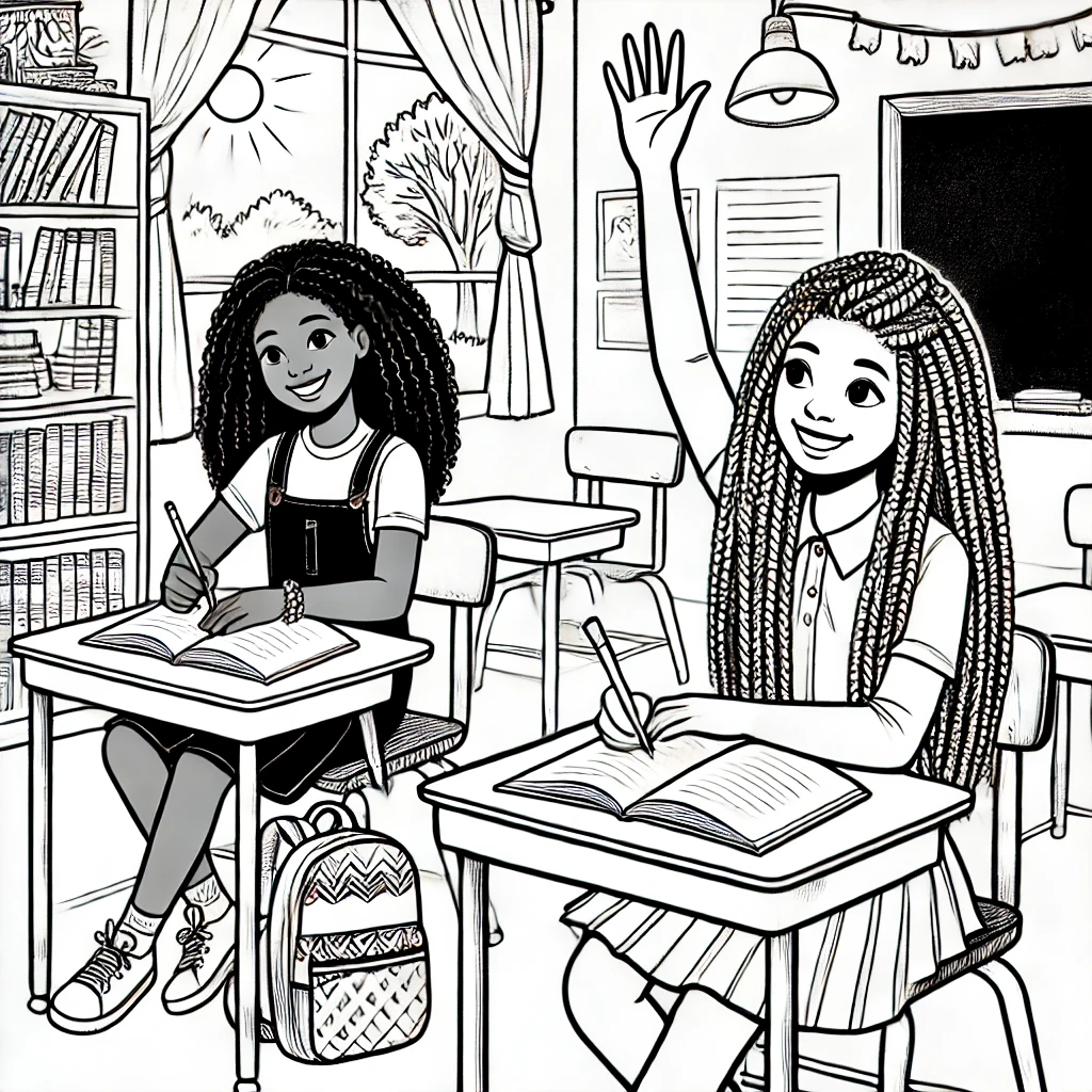 Free Downloadable Coloring Pages Celebrating Girl Joy! FREE🌸FREE🌸FREE🌸FREE