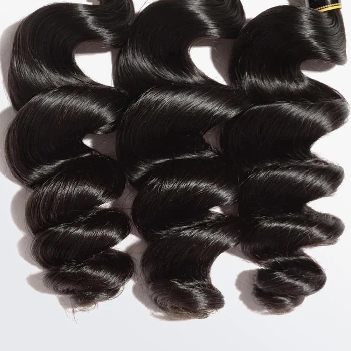 10A 10''/12''/14'' Virgin Hair Loose Wave 3 Bundles