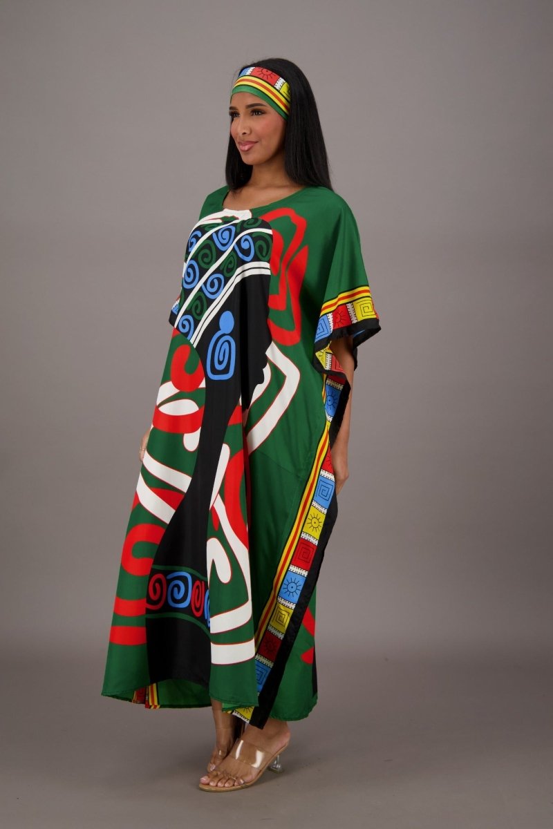 Arriving May 15th ✨ Mali Mirage African Print Kaftan KAF-42206