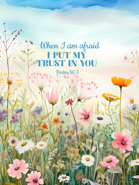 FREE “I put my trust in you”. Psalm 56:3 - Cell Phone & Desktop Screensavers - Digital Download only