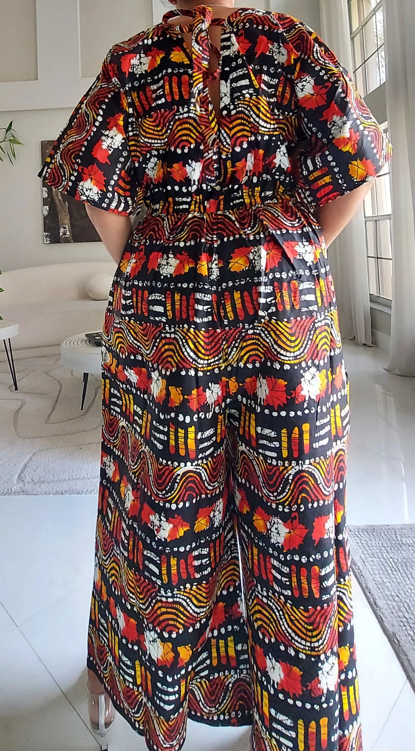 Ankara Wide-Leg Jumpsuit KVZ40 E