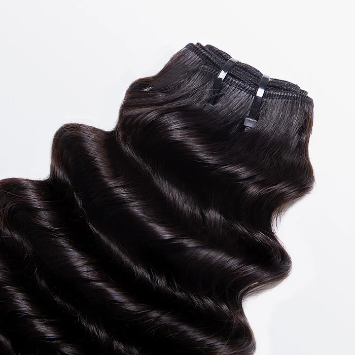 18-30 Inches Raw Vietnam Hair Bundles Deep Wavy #1B Natural Black 10 sold in last 12 hours