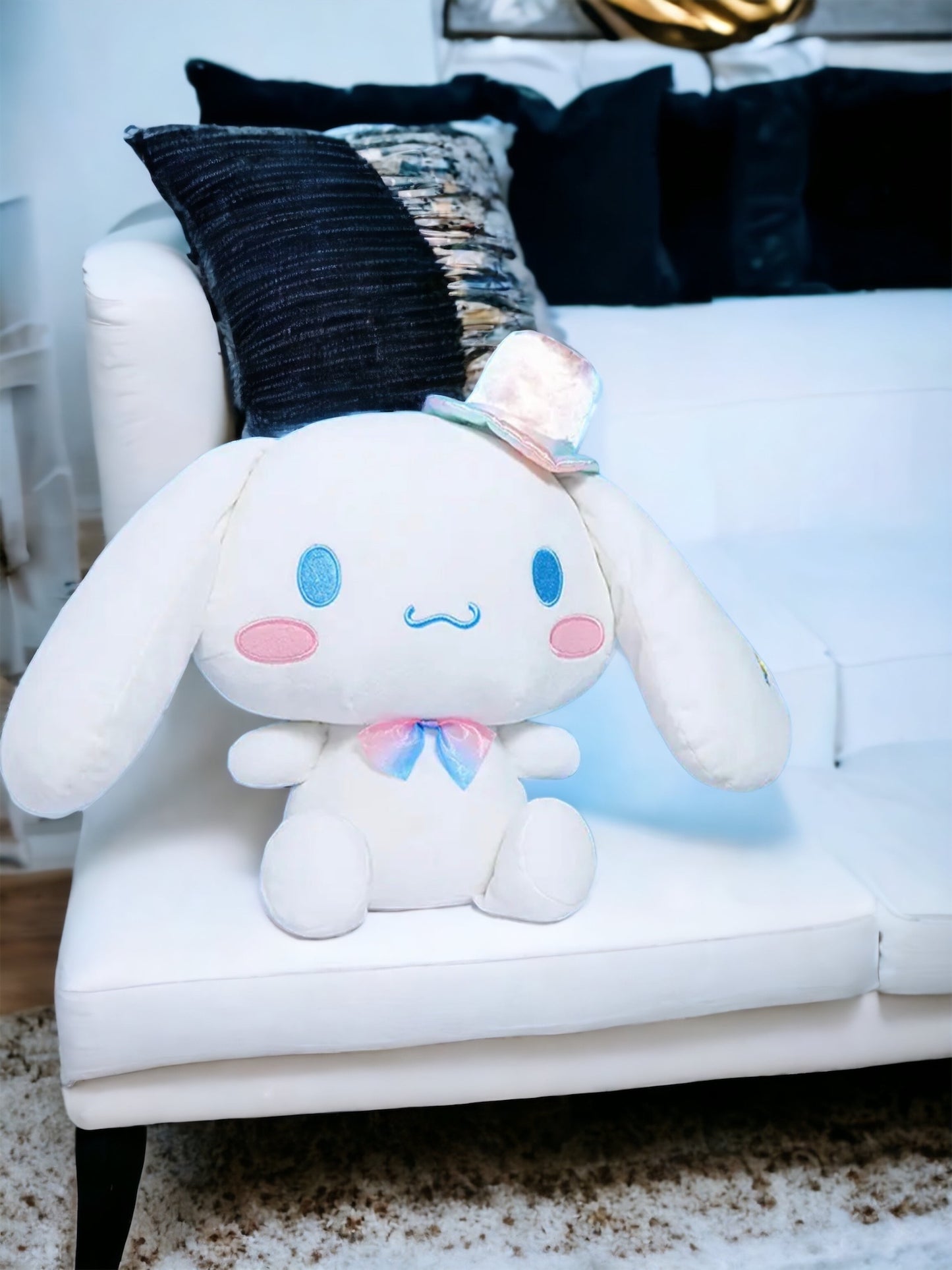 Sanrio Kawaii Colorful Cinnamoroll Stuffed Toy, Hello Kitty Friends