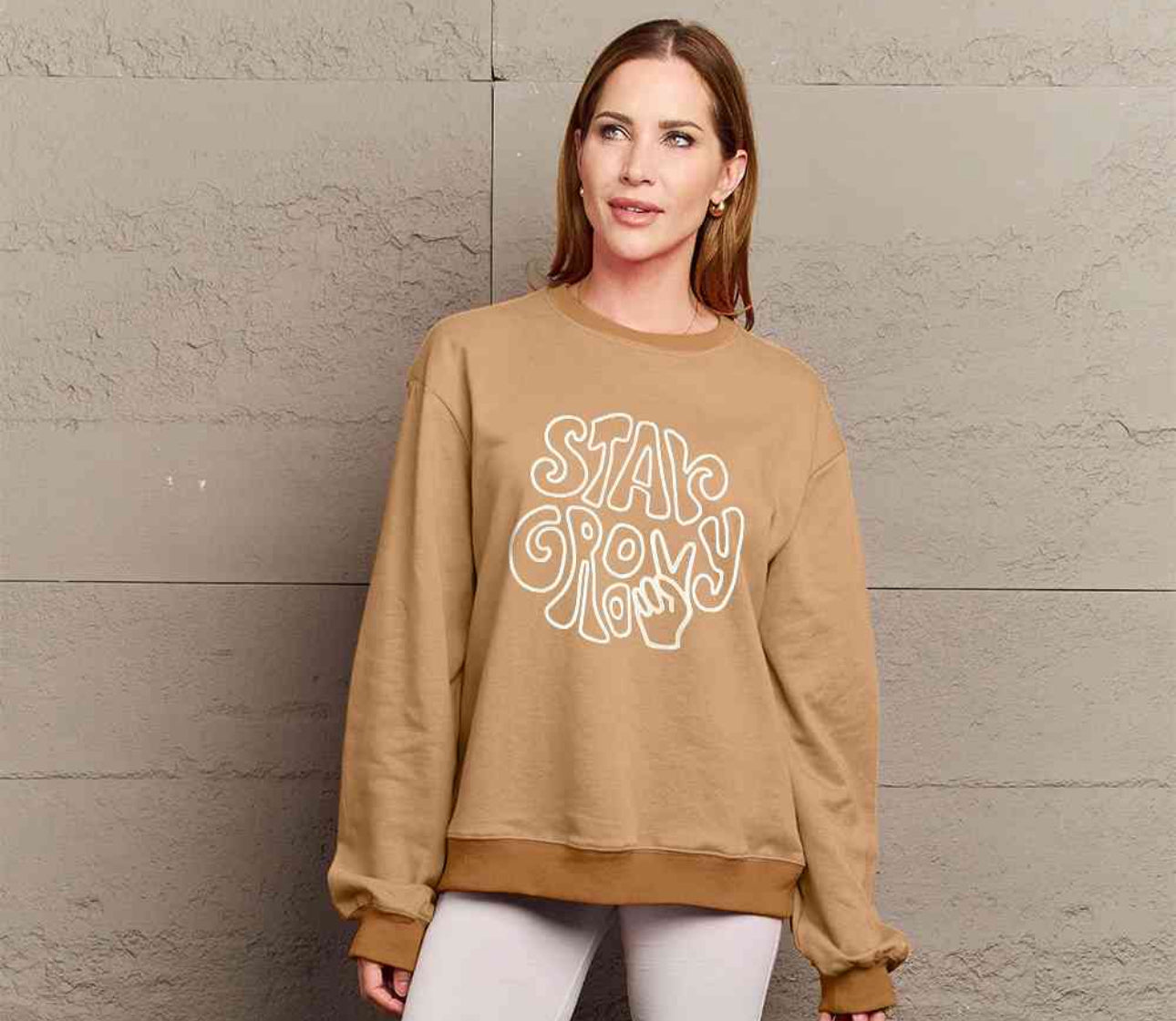 Simply Love Full Size Graphic Sweatshirt
