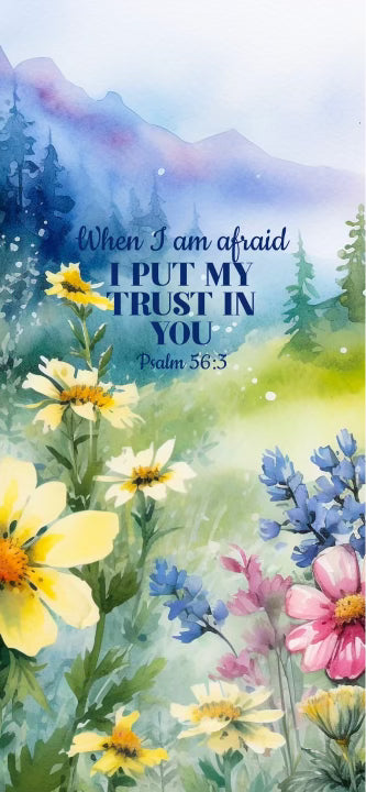 FREE “I put my trust in you”. Psalm 56:3 - Cell Phone & Desktop Screensavers - Digital Download only