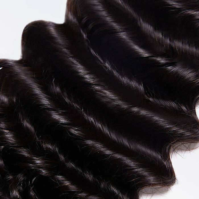 18-30 Inches Raw Vietnam Hair Bundles Deep Wavy #1B Natural Black 10 sold in last 12 hours