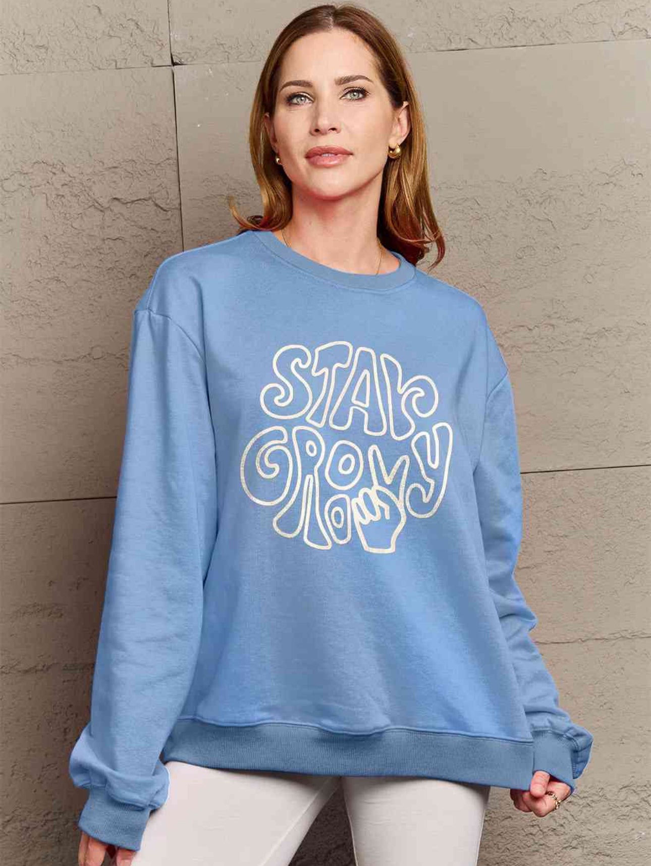 Simply Love Full Size Graphic Sweatshirt
