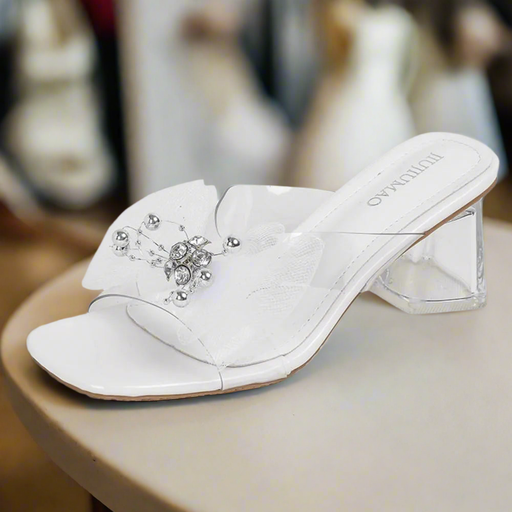 Open Toe Block Heels Sandals