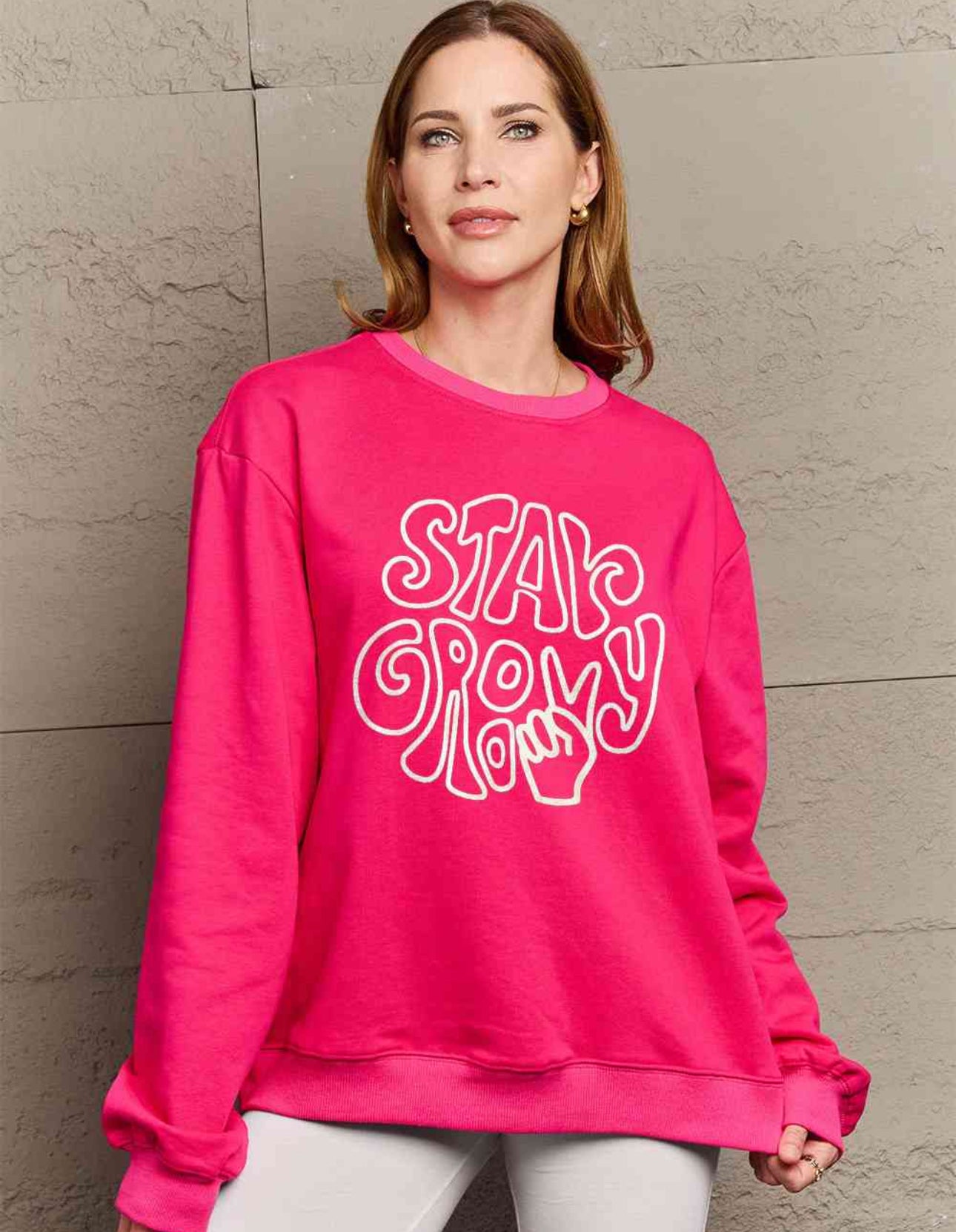 Simply Love Full Size Graphic Sweatshirt