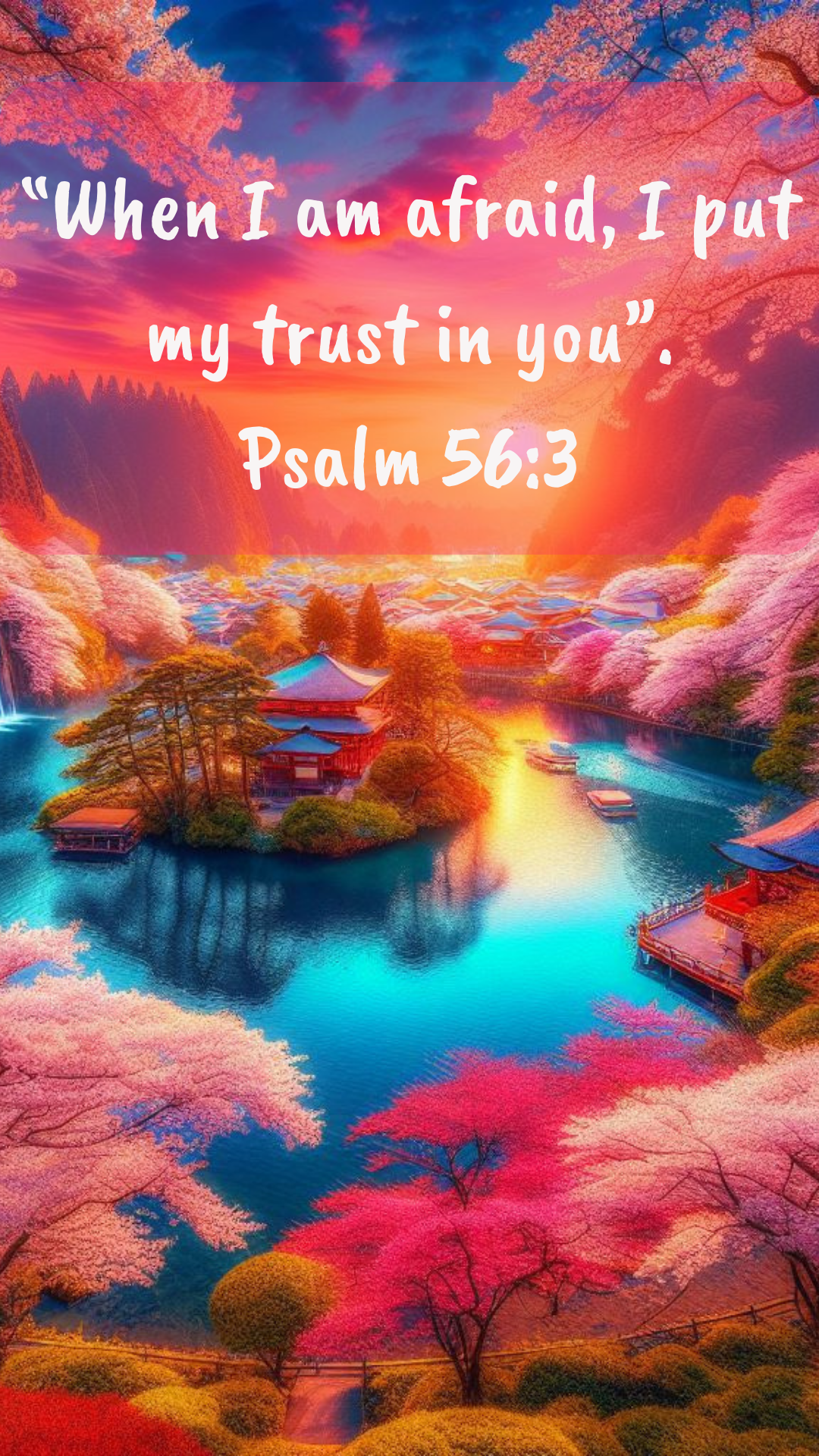FREE “I put my trust in you”. Psalm 56:3 - Cell Phone & Desktop Screensavers - Digital Download only