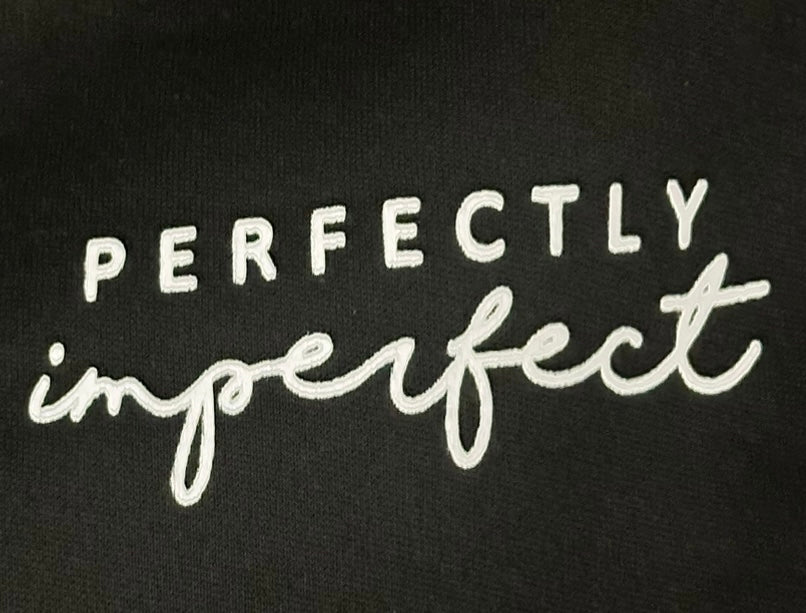 PERFECTLY IMPERFECT Graphic Sweatshirt and Sweatpants Set