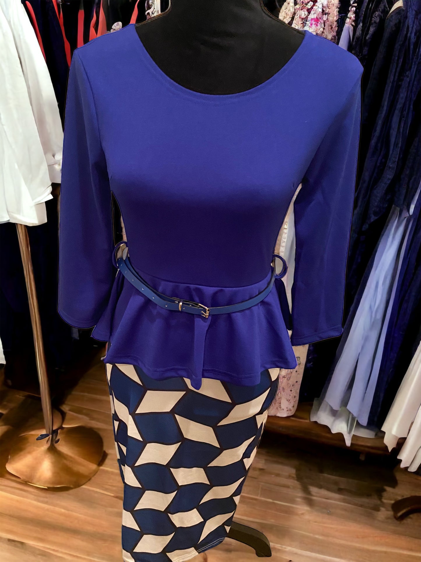 Petite One Piece Dress Suit - NEW