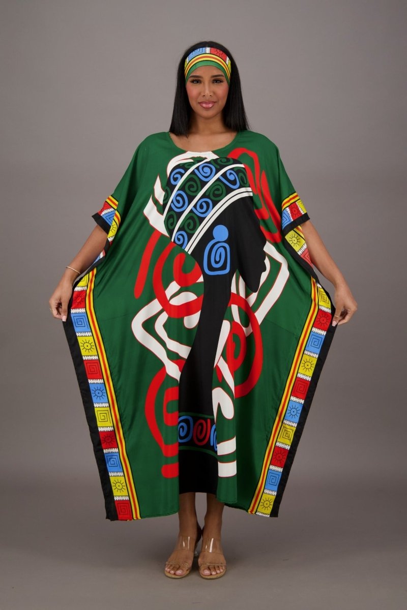 Arriving May 15th ✨ Mali Mirage African Print Kaftan KAF-42206