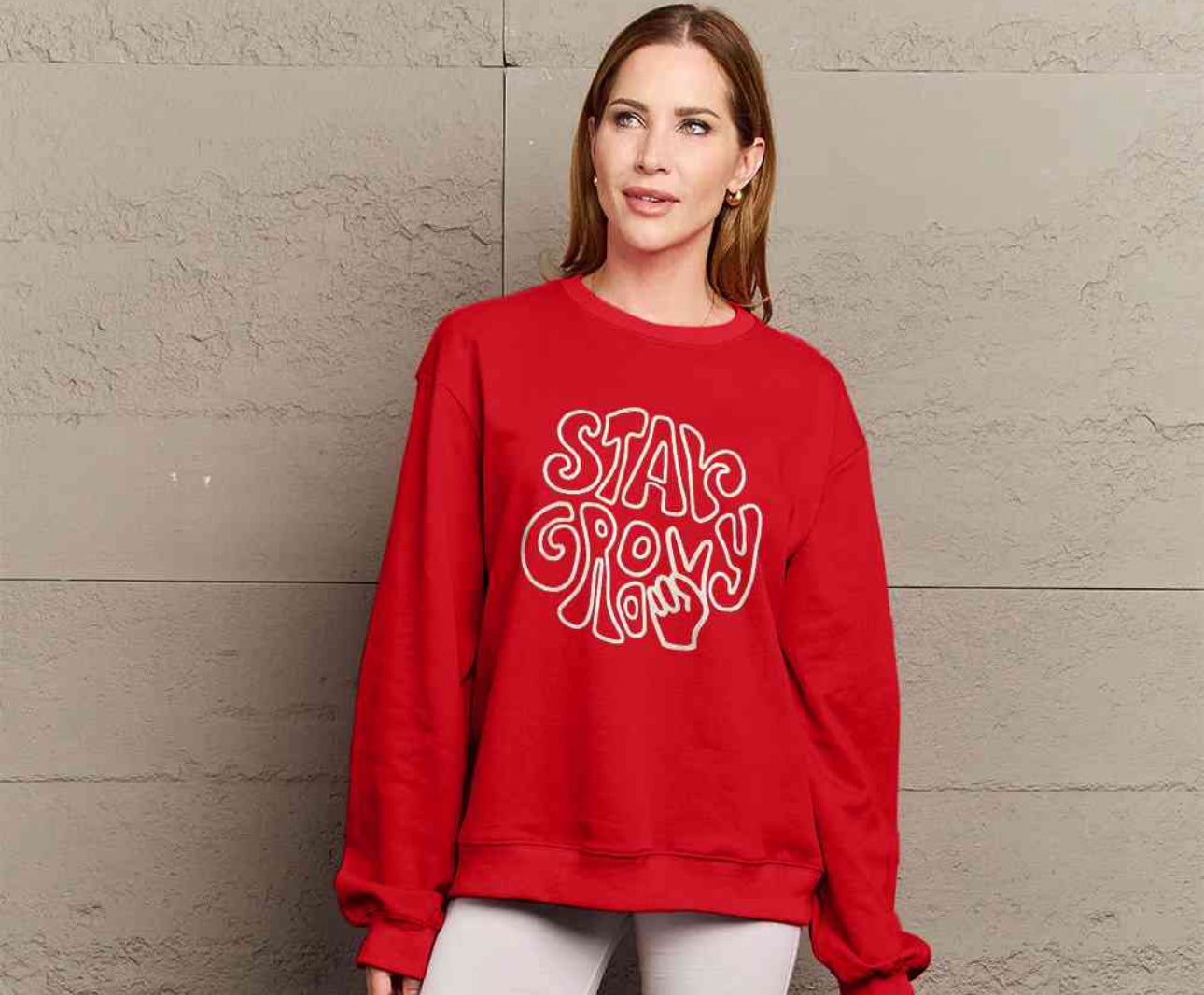 Simply Love Full Size Graphic Sweatshirt