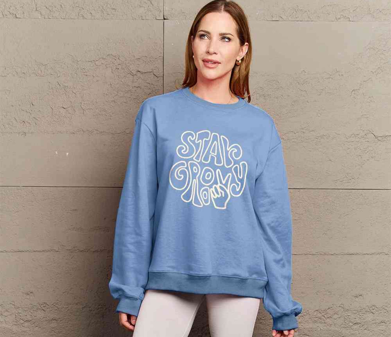 Simply Love Full Size Graphic Sweatshirt