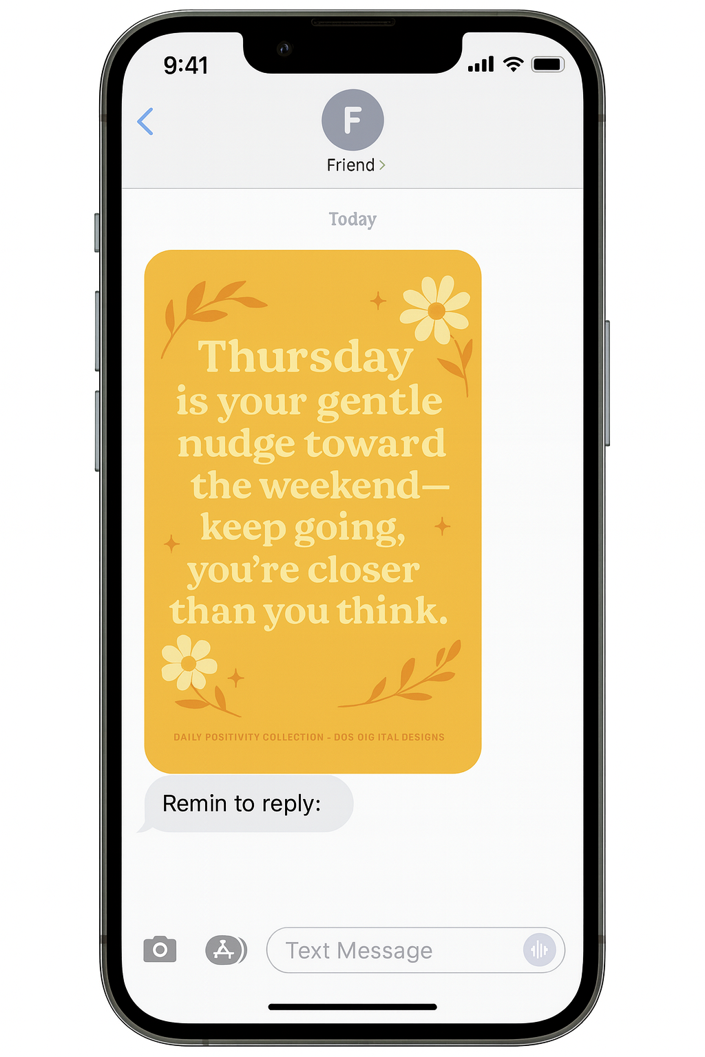 FREE DOWNLOAD: Daily Positivity Collection – 14 Motivational Day-of-Week Digital Prints | Uplifting Quotes for Wall Art, Planners & Text Messages