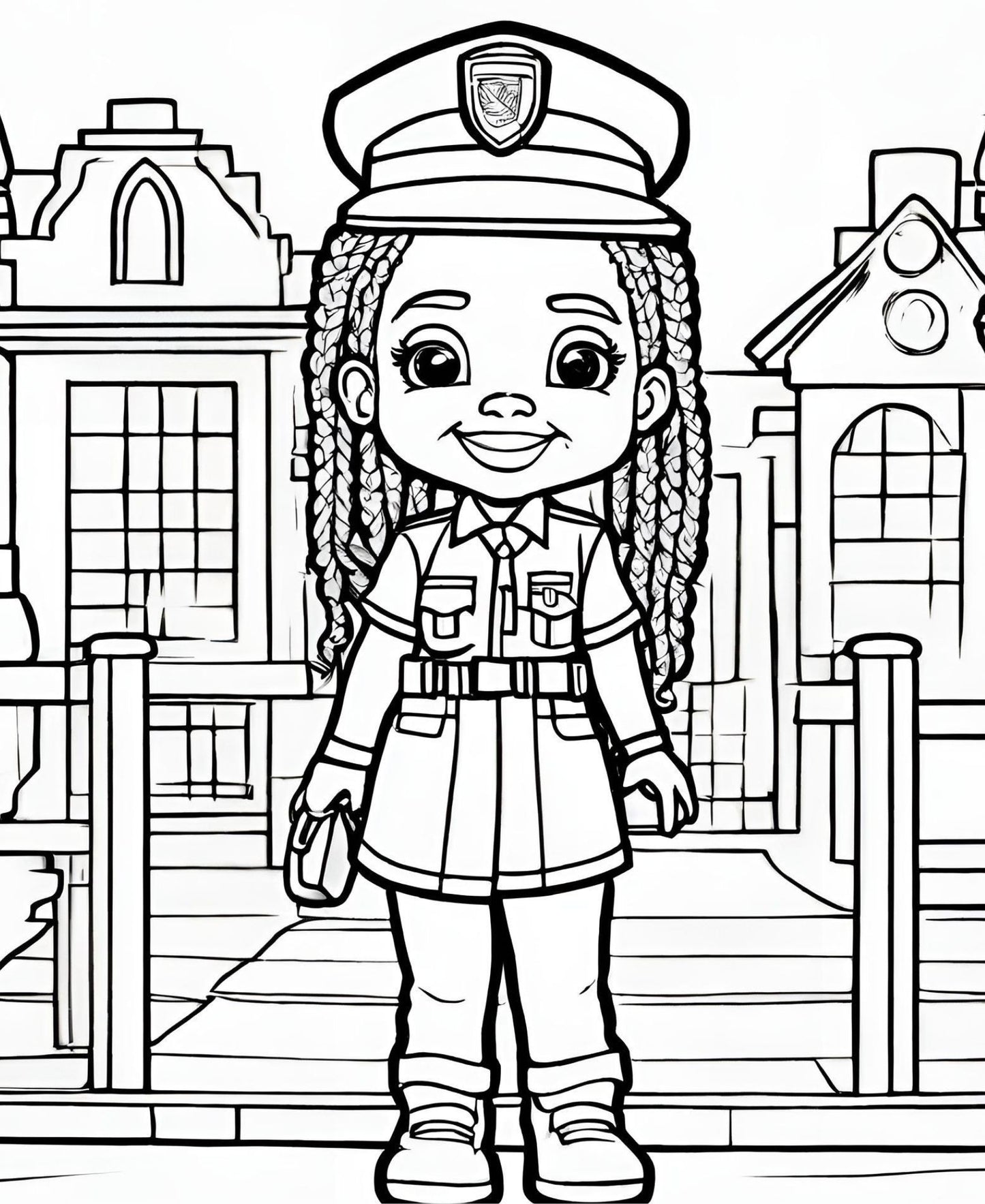 A Coloring Book that Looks like Me! - Paper Back and Hardcopy©️