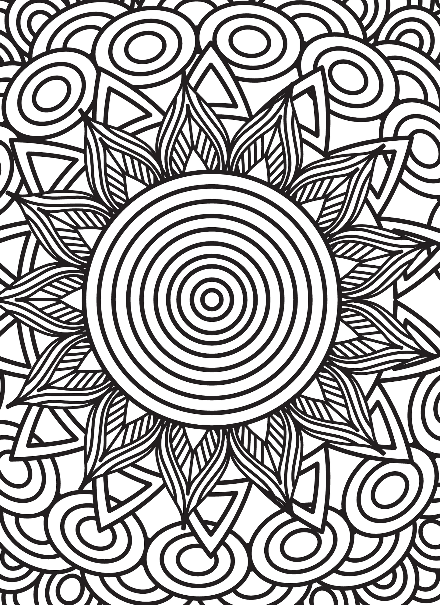 Adult Coloring Book: Stress Relief (Adult Coloring Books - Stress Relief and Self Care) Paperback ©️