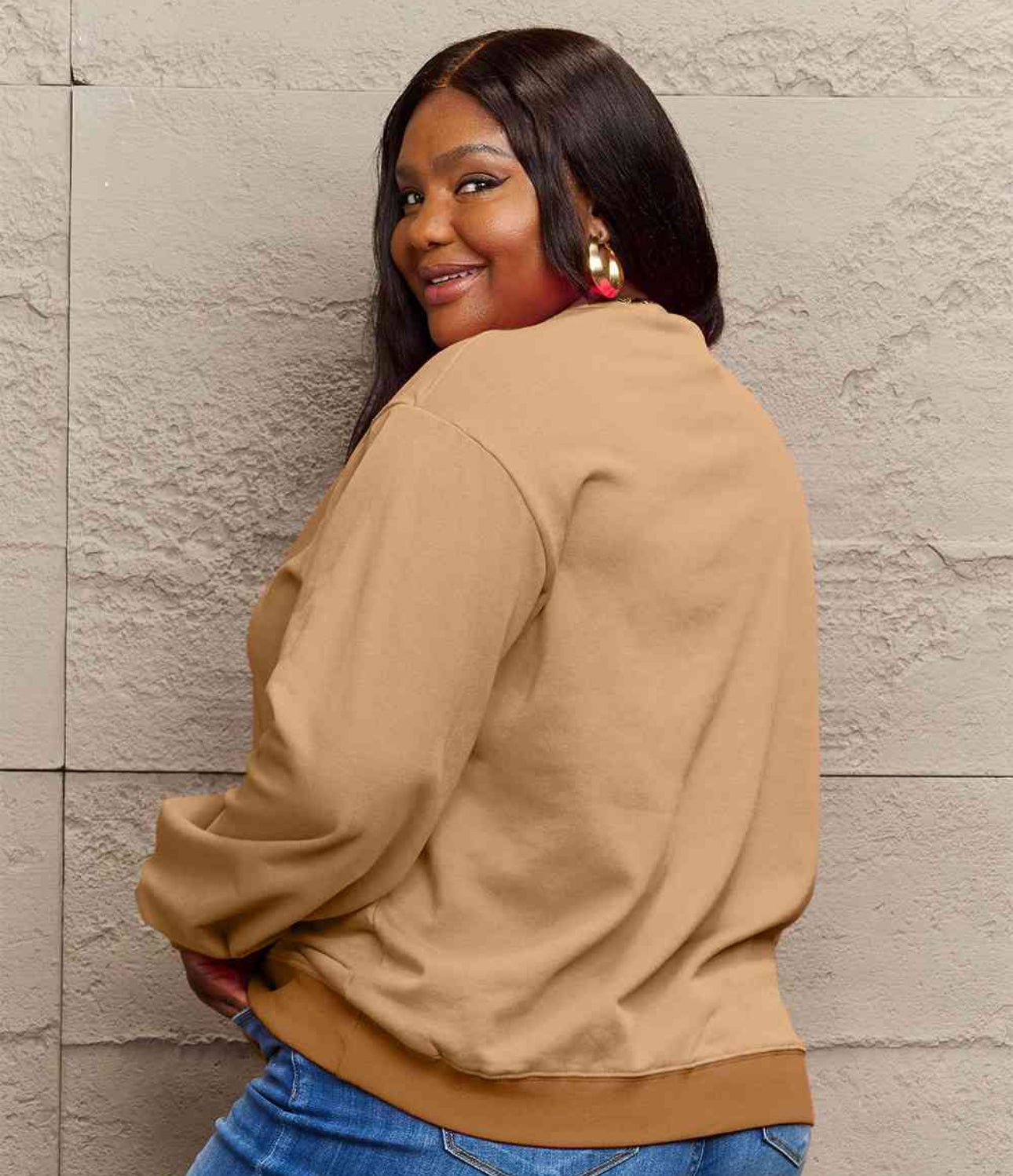 Simply Love Full Size HOMEBODY Graphic Sweatshirt
