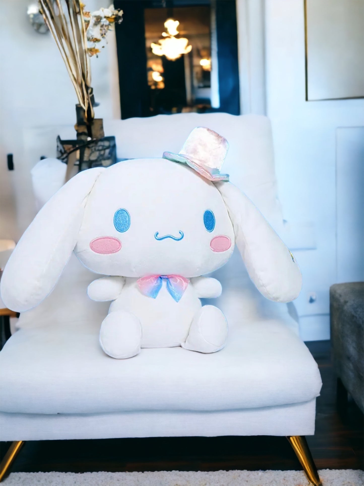 Sanrio Kawaii Colorful Cinnamoroll Stuffed Toy, Hello Kitty Friends