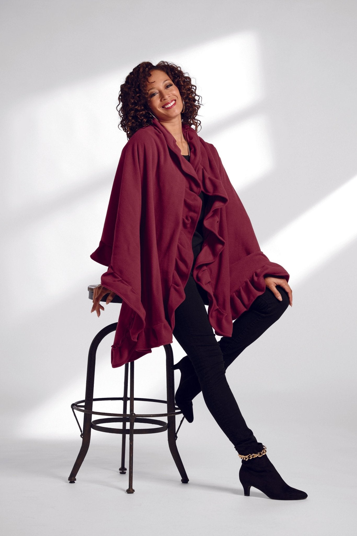 Wrapped in Ruffles Shawl by Studio EY