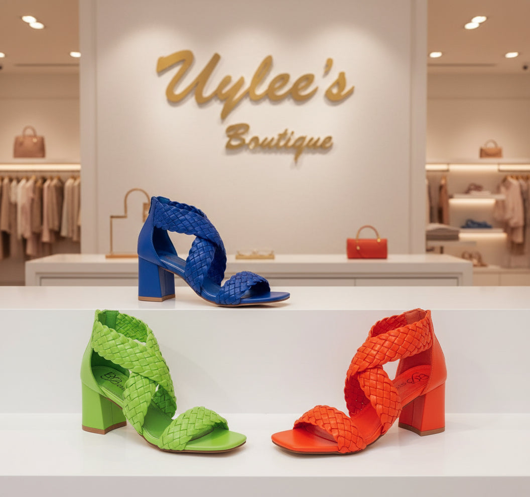 Made of Braids Strappy Sandals by EY Boutique