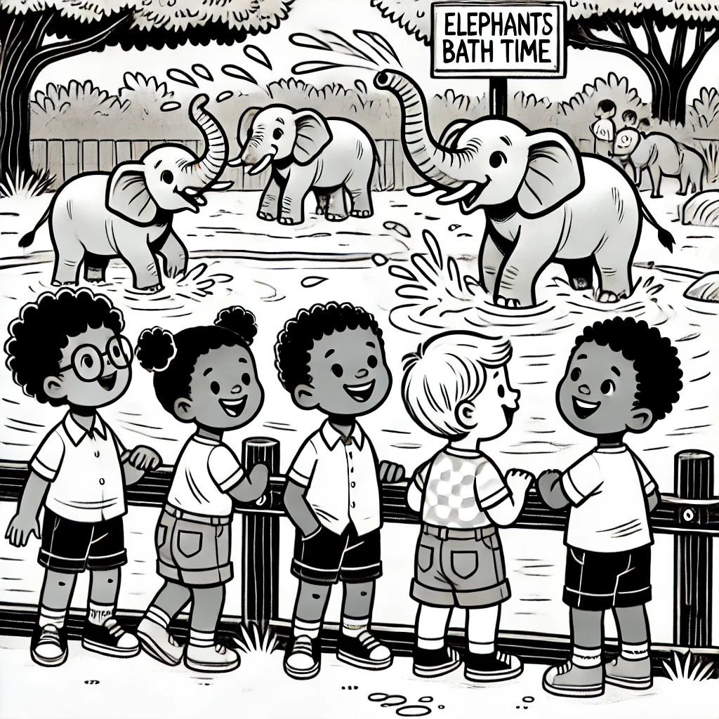 A Day at the Zoo! – A Joyful Coloring Book Adventure FREE🌸FREE🌸FREE🌸FREE