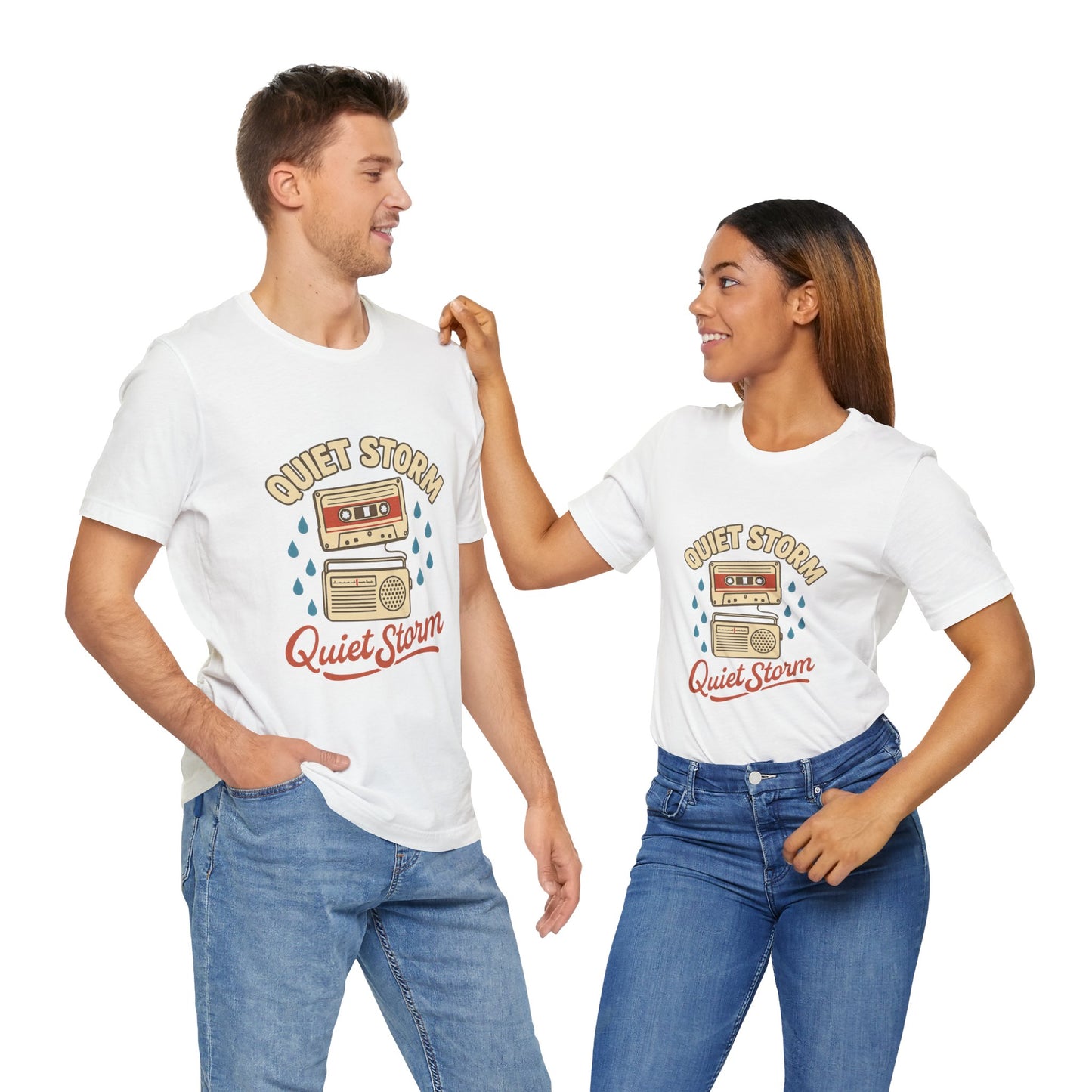 Quiet Storm Retro Ladies T Shirt