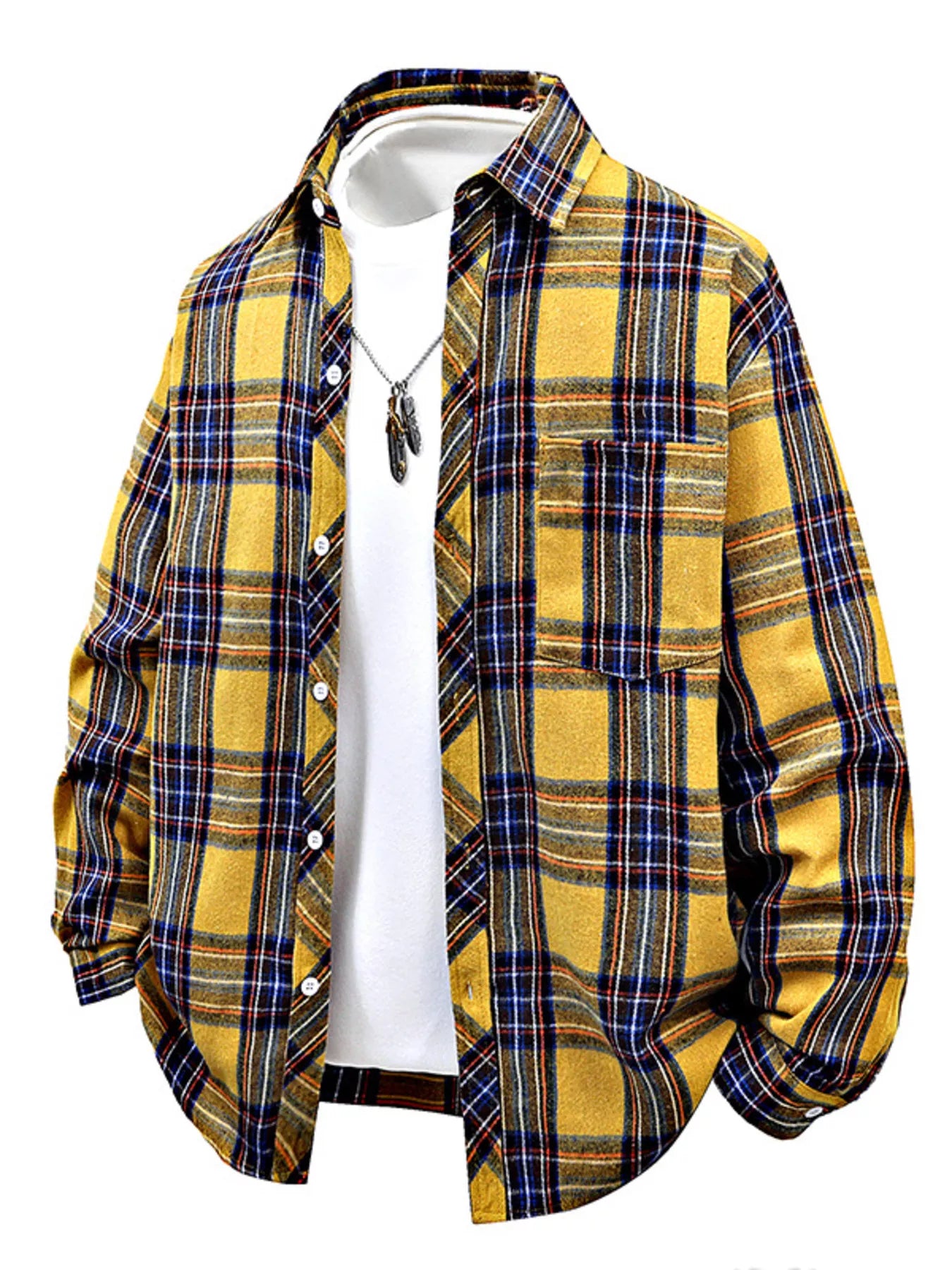 Men's Full Size Plaid Button Up Long Sleeve Shirt Plus Size – Uylee's Boutique Men's Full Size Plaid Button Up Long Sleeve Shirt Plus Size – Uylee's Boutique