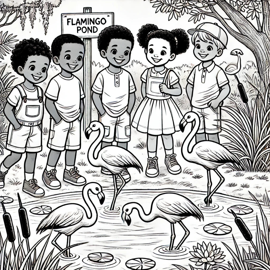 A Day at the Zoo! – A Joyful Coloring Book Adventure FREE🌸FREE🌸FREE🌸FREE