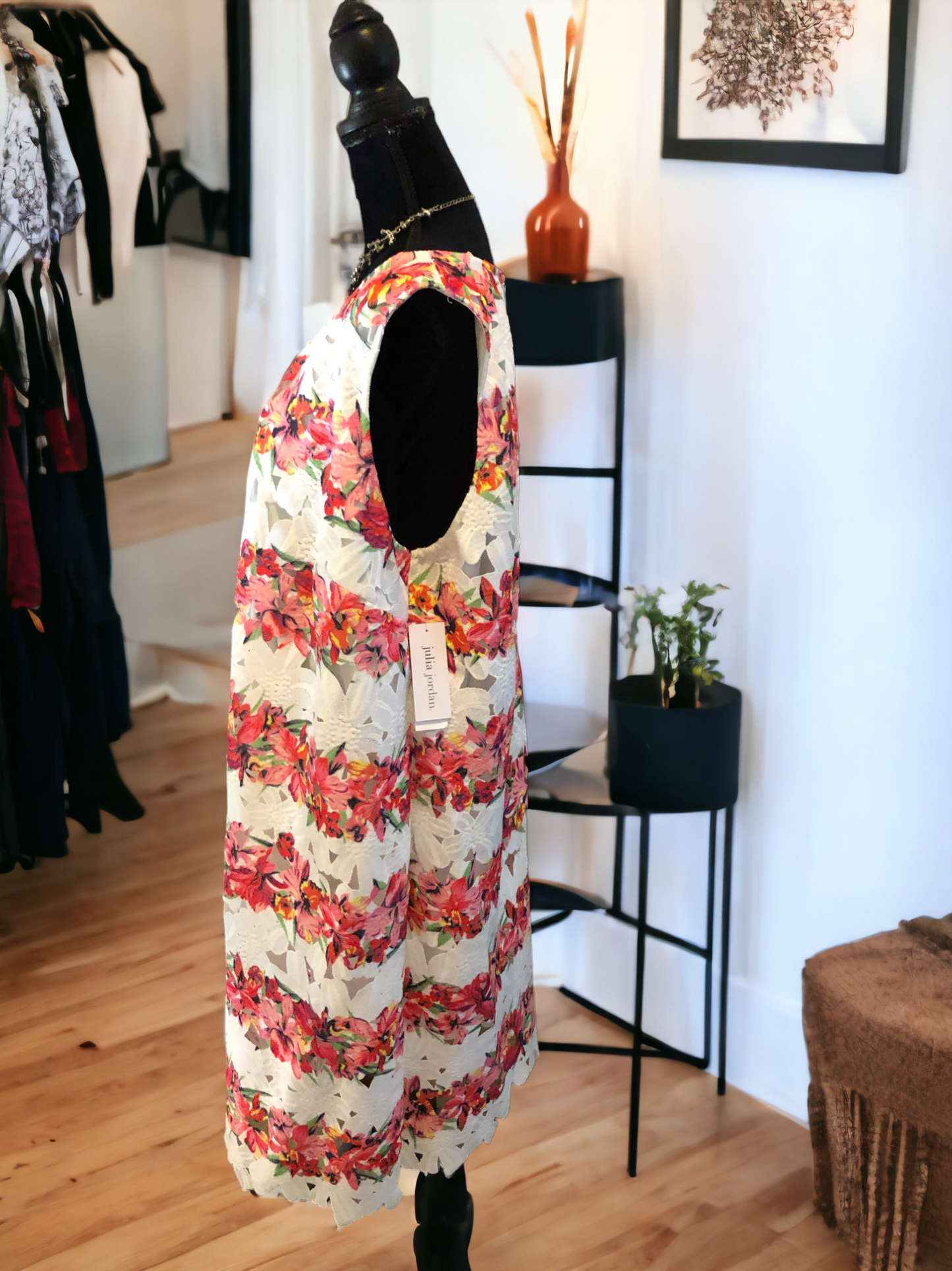 Julia Jordan Embroidered Dress, US Size 24W - NEW