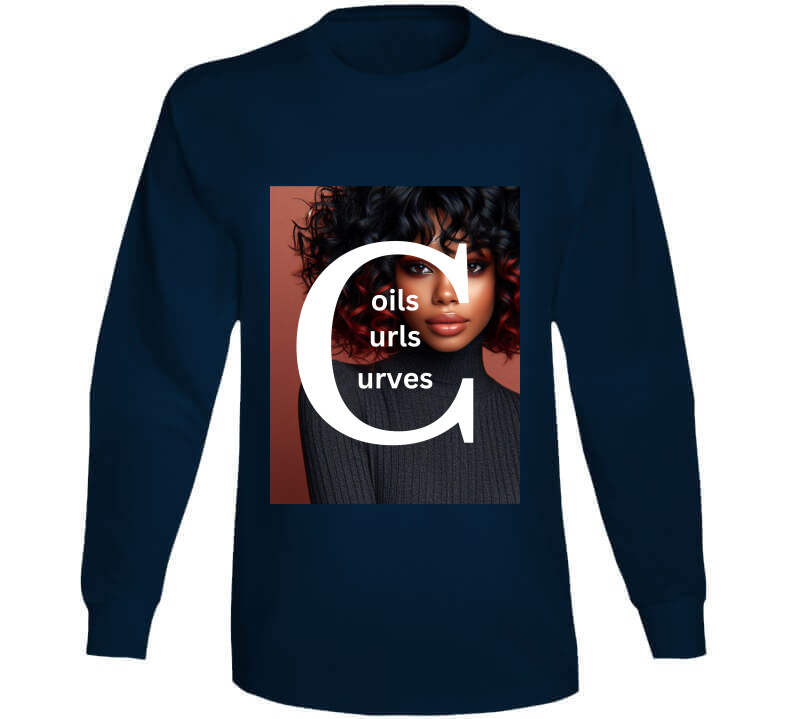 Coils Curls Curves Ladies T Shirt