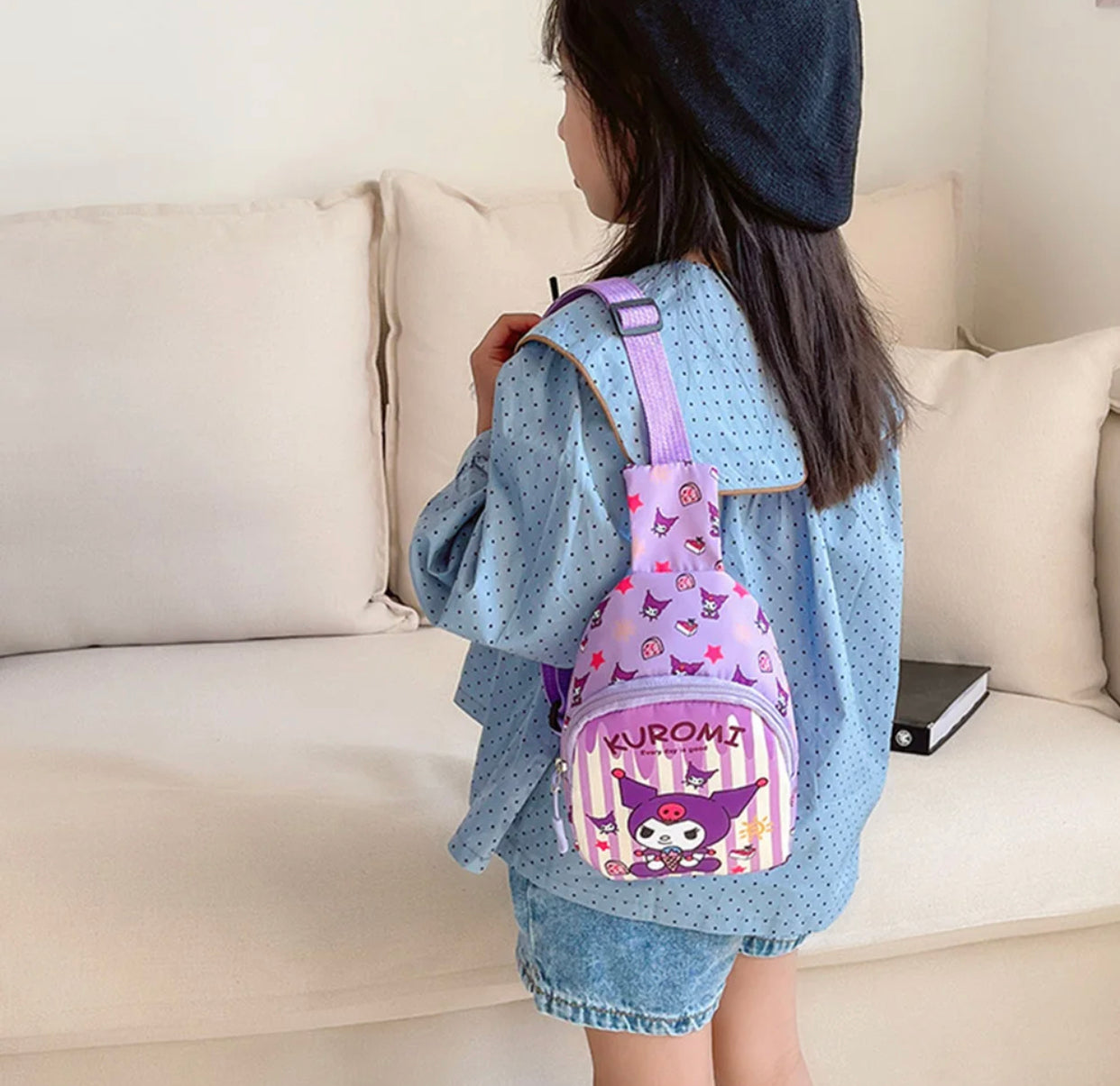 Adorable Kawaii Sanrio Children's Chest Bag - Backpack