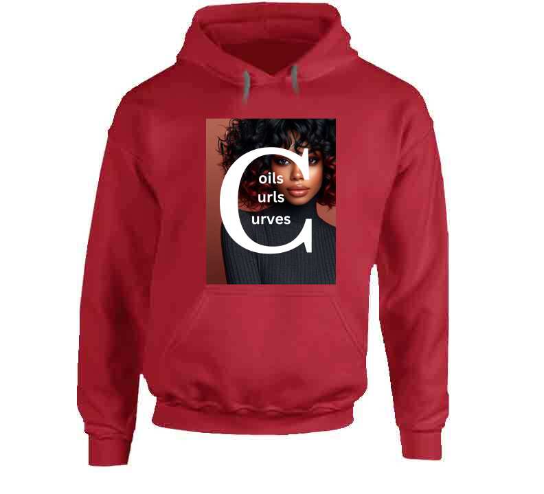 Coils Curls Curves Ladies T Shirt and Hoodies