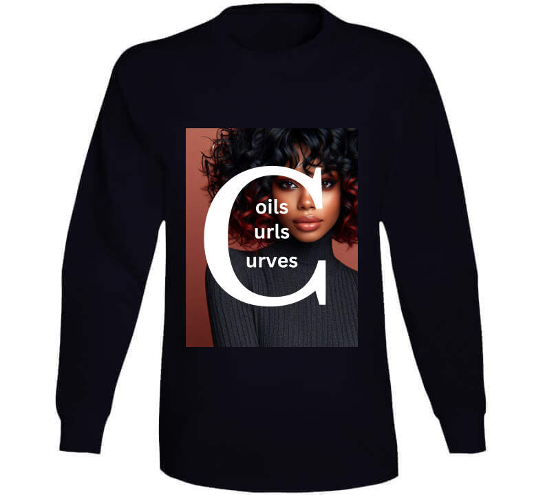 Coils Curls Curves Ladies T Shirt and Hoodies