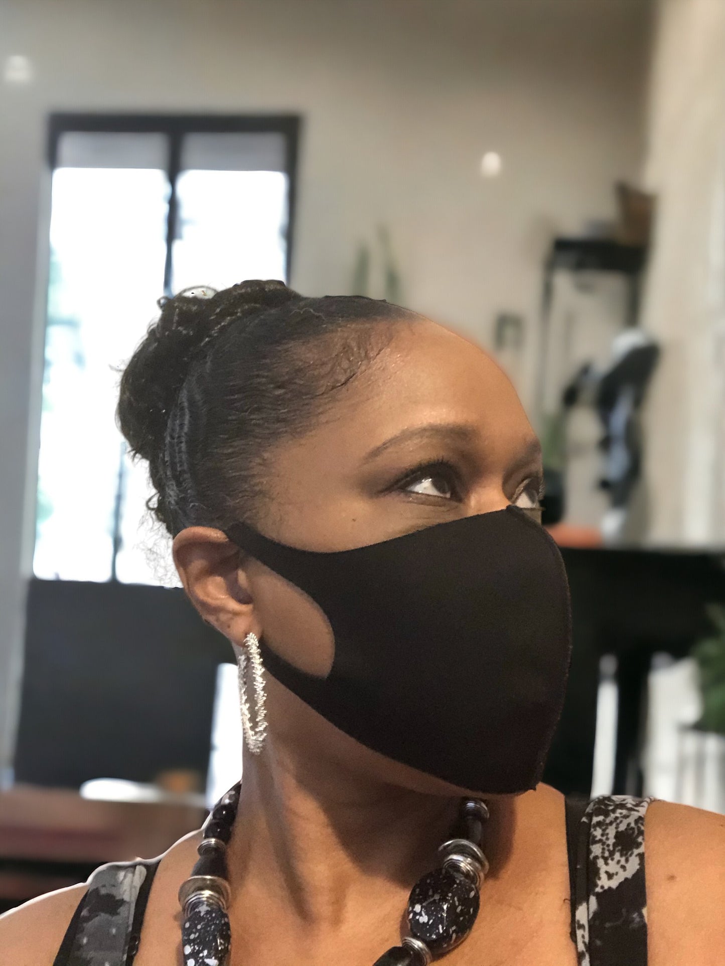 Reusable Unisex Face Masks, Black