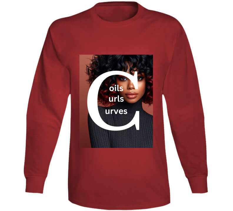 Coils Curls Curves Ladies T Shirt