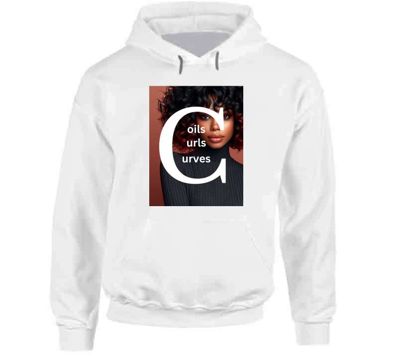 Coils Curls Curves Ladies T Shirt