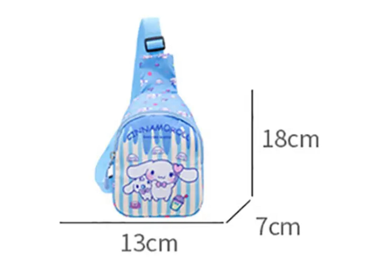 Adorable Kawaii Sanrio Children's Chest Bag - Backpack