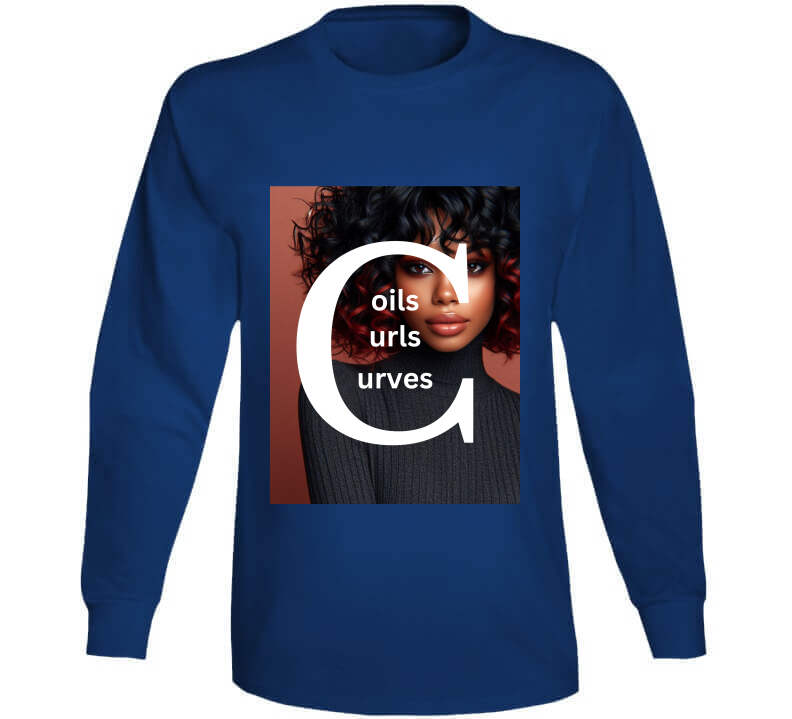 Coils Curls Curves Ladies T Shirt and Hoodies